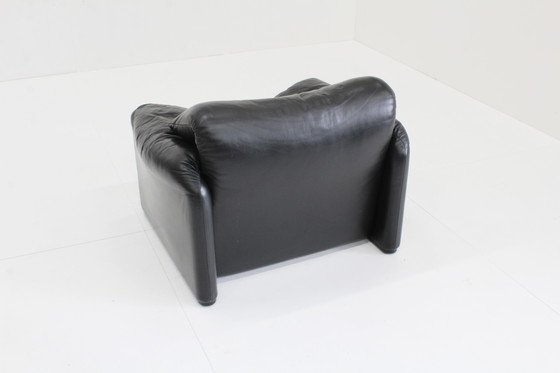 Image 1 of Cassina Maralunga Sessel Schwarz Leder