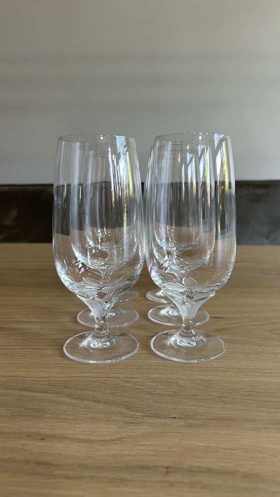 Image 1 of Beautiful Schott Zwiesel La Fleur crystal glass dinnerware
