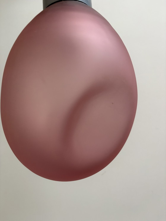 Image 1 of Vintage glass IKEA pendant lamp