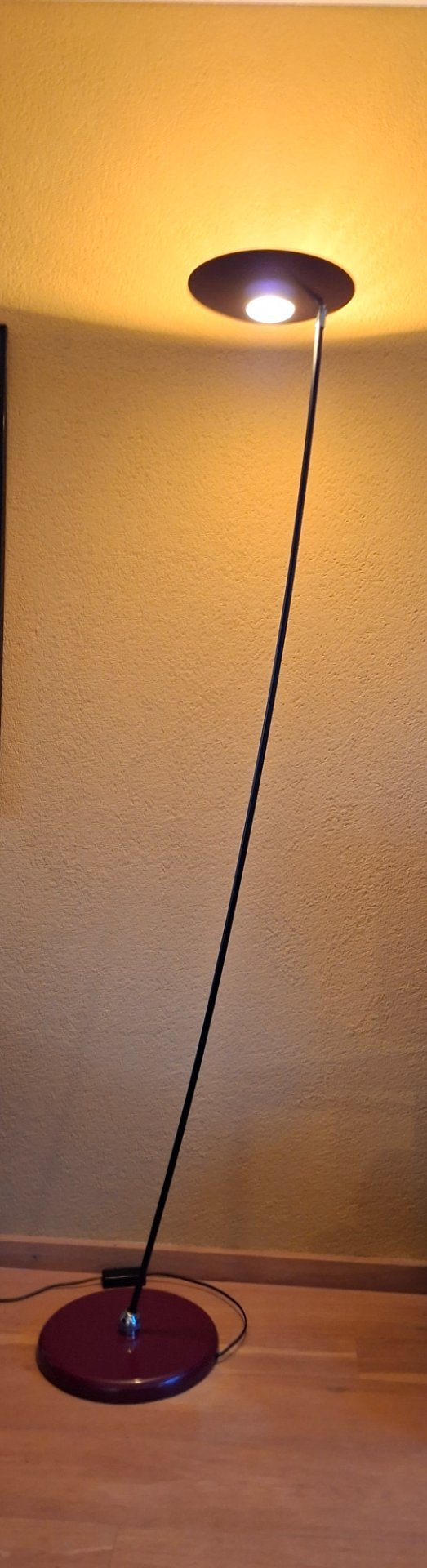 Image 1 of Lampadaire rouge Hala Zeist vintage, uplighter.