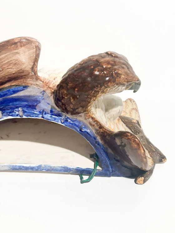 Étagère murale en céramique Ginori pour fleurs - Douche en forme d'aigle – Objets déco, Ceramic (photo 10 of 14)
