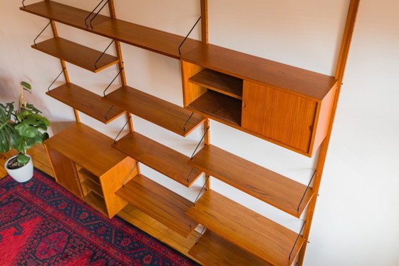 Image 1 of Modulares Wandregalsystem von Poul Cadovius für Cado, 1960er Jahre