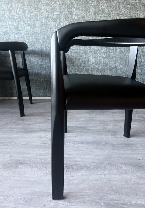 Image 1 of 6 poltrone “Miss” design di Afra & Tobia Scarpa,1986 circa per Molteni