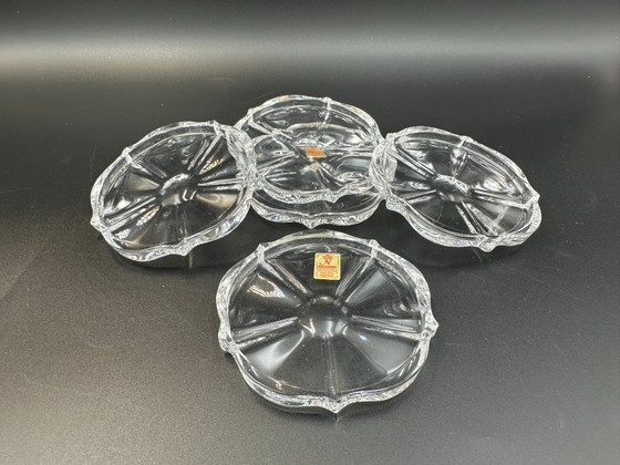 Image 1 of 5 x onderzetters loodkristal Nachtmann 60s