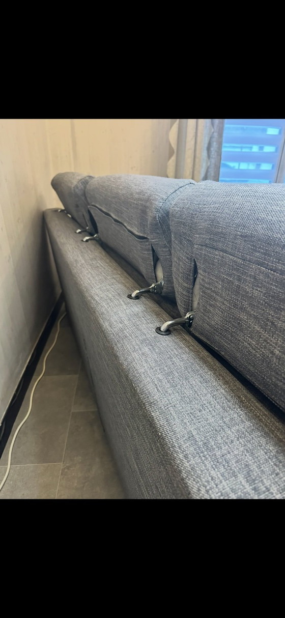 Image 1 of grey armchair and sofa