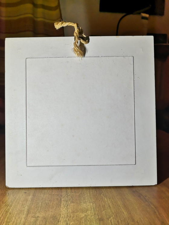 Image 1 of Vintage Goedenacht Frame / Teddybeer Onder Het Dekbed 90's