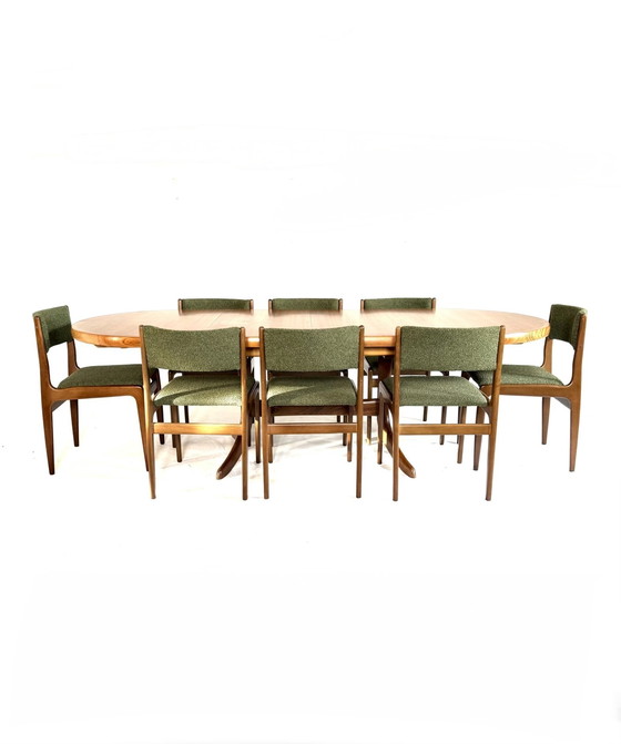 Image 1 of Vintage extendable teak dining table, Denmark 1960s