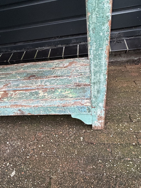 Image 1 of Vintage Brocante Wooden Rack | Industrial Design