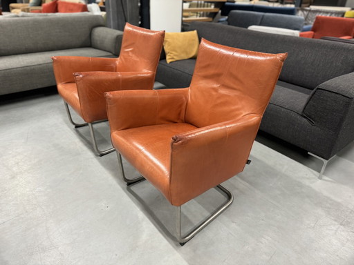 2 Jess Design Sessel Design aus Leder
