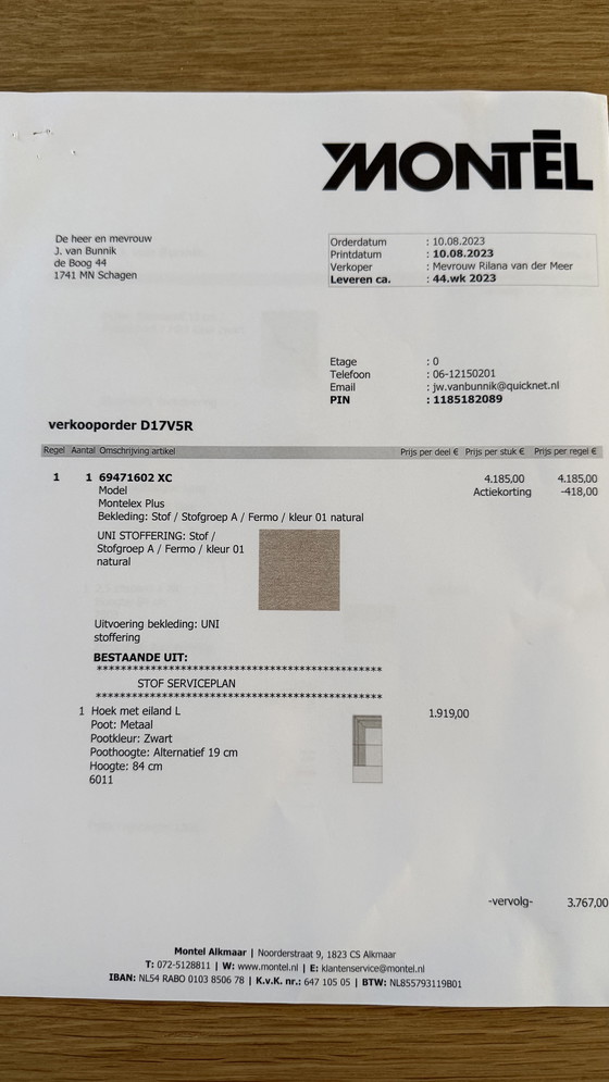 Image 1 of Canapé d'angle Montel