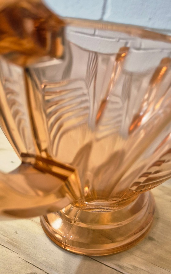 Image 1 of Centrotavola in vetro Art Déco Rosalin - Design geometrico