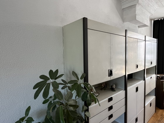 Vintage kast 3 delig 281,5 x 214,0 x 43,0 (hxbxd) – Wandkast, Wood (photo 4 of 5)