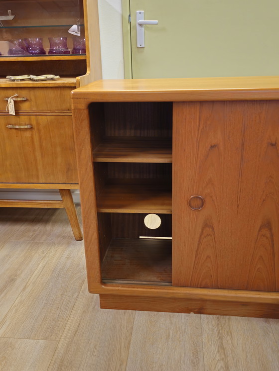 Image 1 of Silkeborg Deense Schuifdeurkast Kast Kastje Vintage 