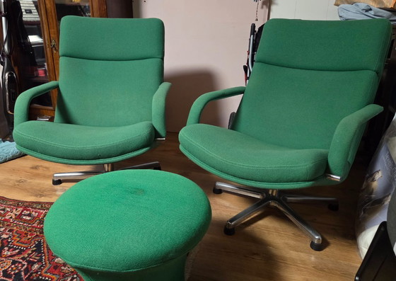 Image 1 of ARTIFORT Design Geoffrey D. Harcourt RDI Stuhl inkl. Fußhocker