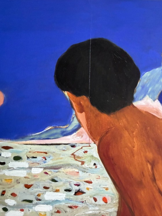 Image 1 of Gideon Appah, Sol Rojo (2023), numerado 17/75 y firmado a mano por el artista, impreso en Londres, Reino Unido.