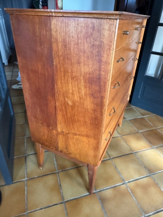 Image 1 of Vintage Alfred Cox design Engelse art-deco ladekast