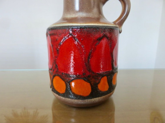 Image 1 of Jarrón de cerámica con asa, Alemania Occidental, 1960 1970