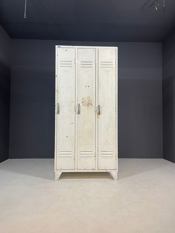 Image 1 of Industrial Metal Locker, 1970s, Czechoslovakia