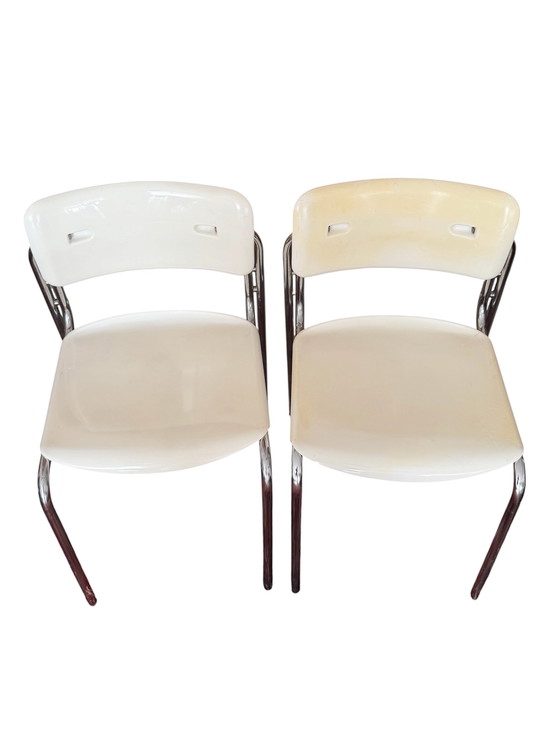 Image 1 of Set van 2 vintage IKEA stoelen – ontworpen door Niels Gammelgaard (jaren 70)