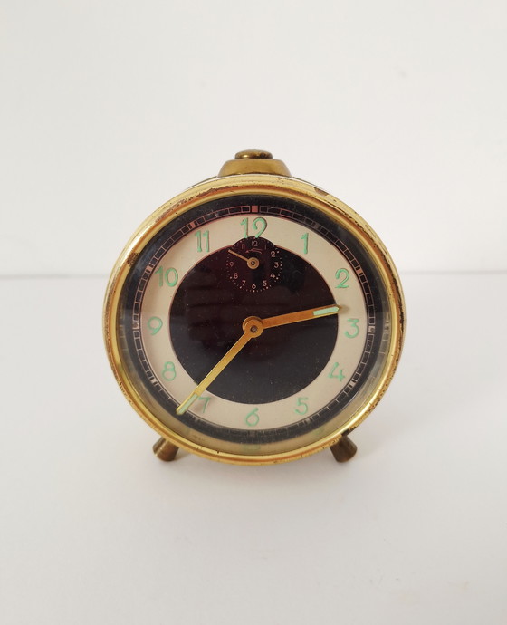 Image 1 of Vintage Blessing Alarm Clock / Table Clock Mechanical / Manual Alarm Clock 