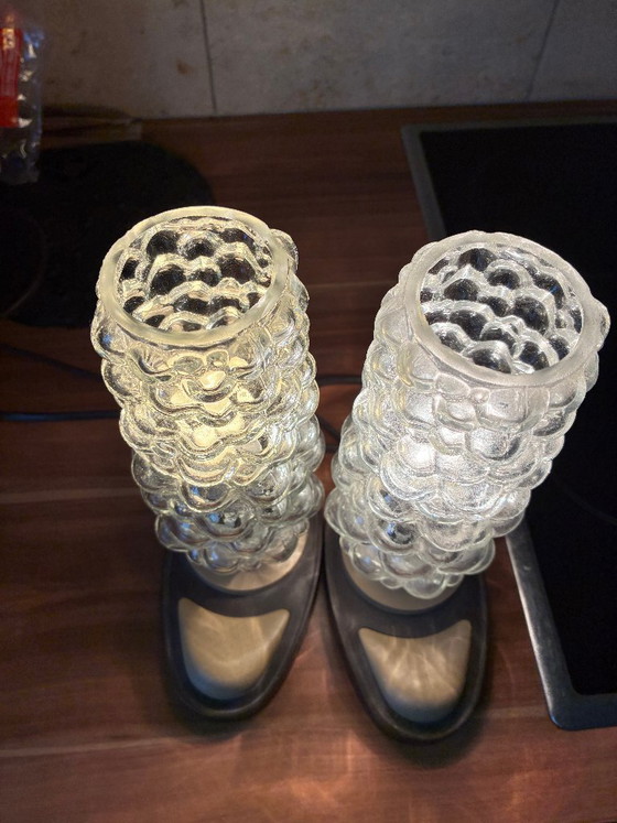 Image 1 of Lampade da tavolo Space Age di Helena Tynell per Orion Leuchten, anni '60, set di 2