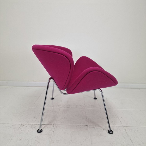 Image 1 of Silla Orange Slice con otomana de Pierre Paulin para Artifort, años 80