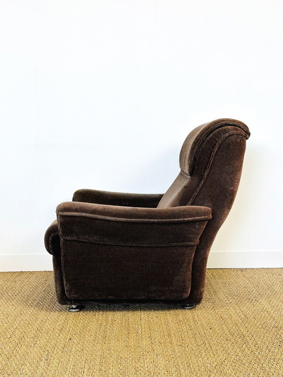 Image 1 of Ensemble de salon vintage en velours, 1960, Set de 3