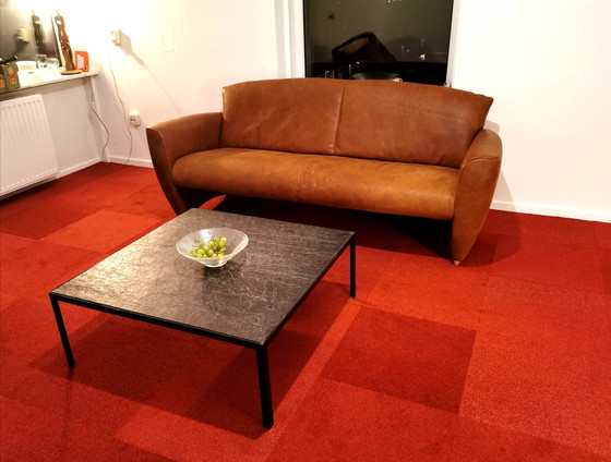 Image 1 of 1 zweisitziges Sofa Jori aus Rindsleder; Farbe Cognac