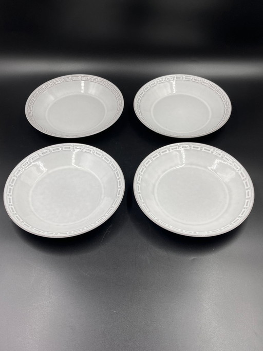 Set of 4 Céramano soup plates, model: Epsilon
