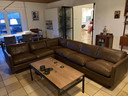 70s Danish design leen corner sofa by Georg Thams