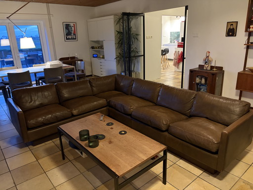 70s Danish design leen corner sofa by Georg Thams