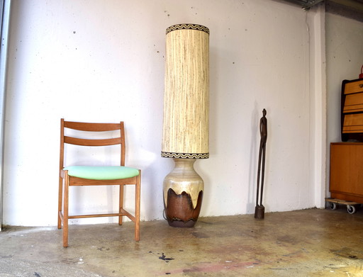 1960s Ceramic Floor Lamp Bodenlampe Keramik Vintage Fat Lava