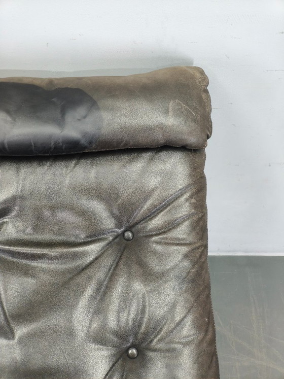 Image 1 of Ingmar Relling Siesta Lounge Chair in Leather, Norway, 1970s