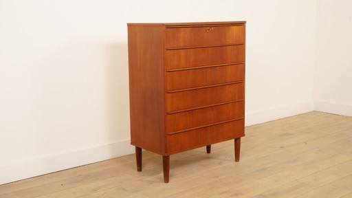 Cómoda danesa vintage | Teca | 6 cajones | 106 cm – ladekasten, Wood (photo 2 of 9)