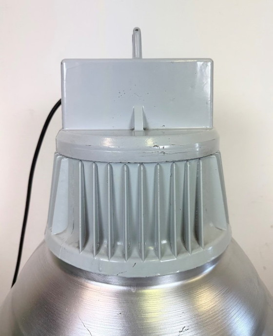 Image 1 of Large Industrial Aluminium Pendant Light from Elektrosvit, 1960s