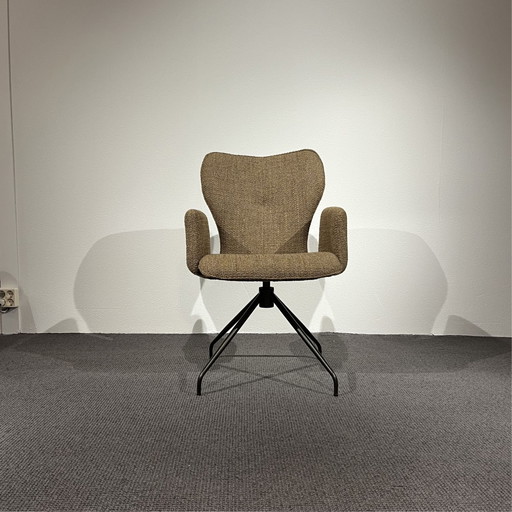 HEDesign Ralfie eetkamerstoel (set van 6) – eetkamerstoelen, Plastic, Textile (photo 2 of 8)