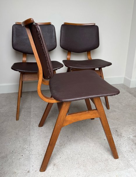 3x Pastoe Chair, Mid - Century/Scandinavian/ 1960s