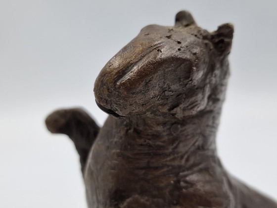 Image 1 of Kleine Bronzeskulptur eines Pferdes, Arthur Spronken?