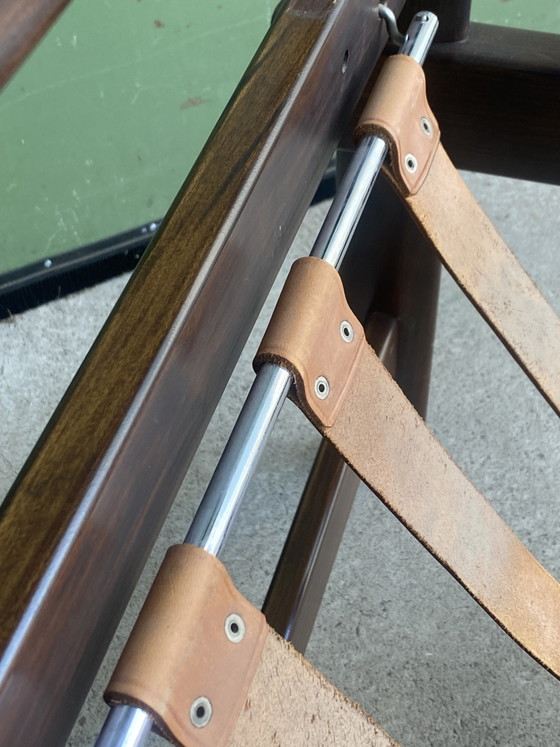 Image 1 of PERCIVAL LAFER | Fauteuil lounge MP-41 en cuir cognac, fabriqué au Brésil, lot de 2, rare