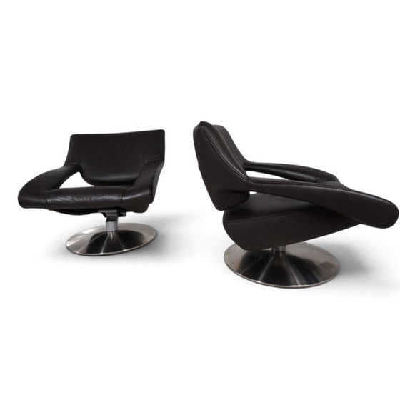 De Sede DS-255 Sillón Lounge Avantgarde en Cuero Marrón Oscuro, 2000 – Sillones, Leather (photo 5 of 20)