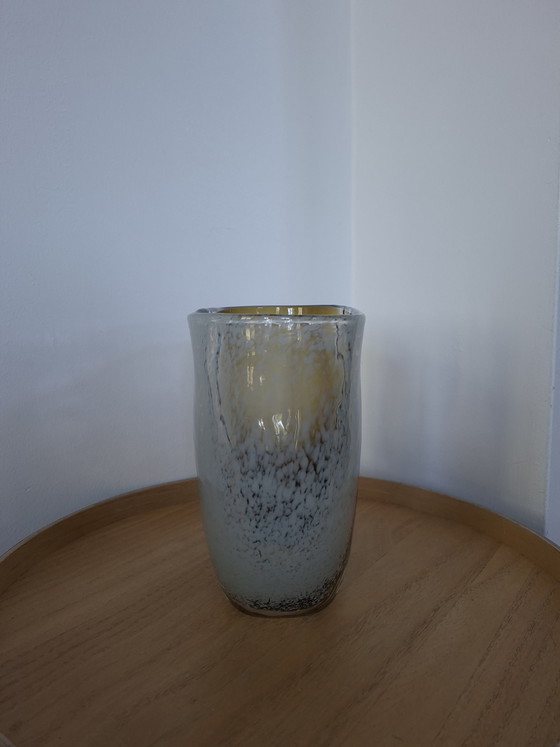 Image 1 of Substantiële Mondgeblazen Design Vaas - Scandinavische Stijl - Jaren '50/'60