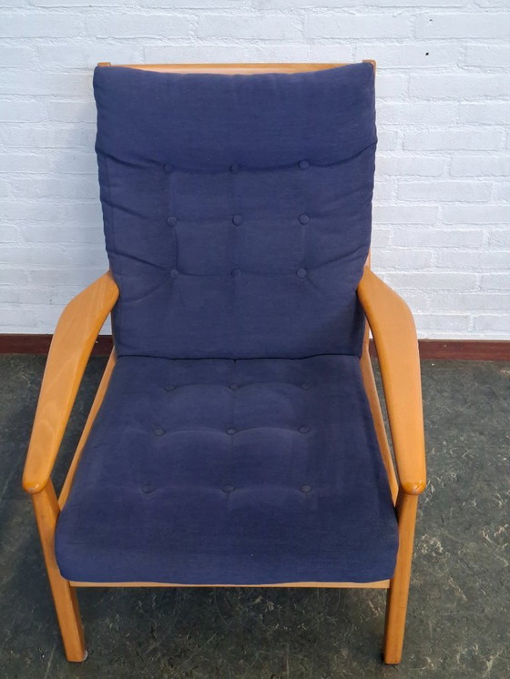 Image 1 of Sillón escandinavo de mediados de siglo con sistema de suspensión Freespan