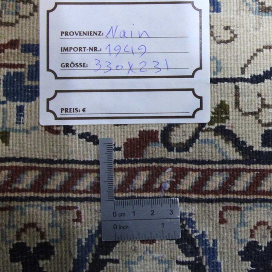 Image 1 of Handgeknoopt Perzisch tapijt Nain Patina 330x231