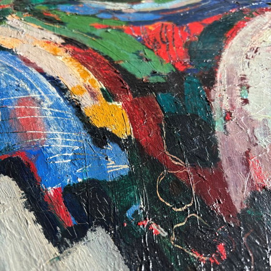 Image 1 of Mid-century abstract composition by Dutch artist Rien Goené (1929 – 2013)