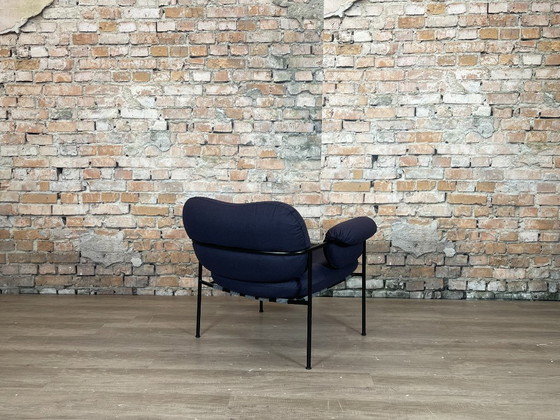 Fogia Bollo Lounge Chair - azul oscuro | Andreas Engesvik – Sillones, Metal, Textil (photo 7 of 16)