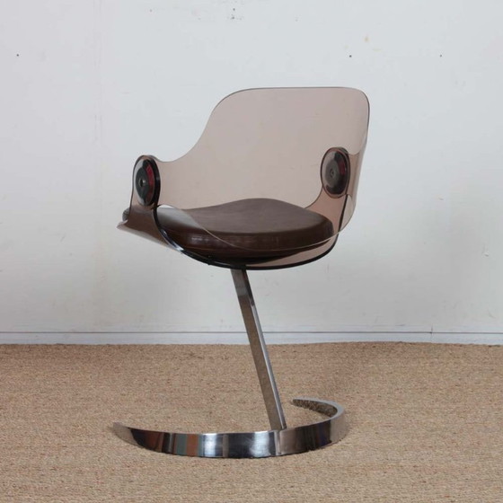 Image 1 of Vintage stoel in de stijl van Boric Tabacoff, 1970