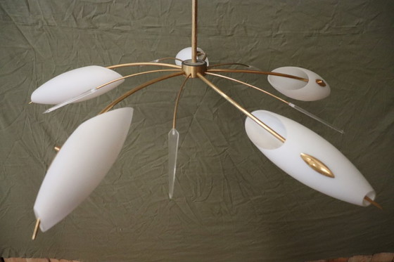 Image 1 of Kronleuchter im Lunel-Stil aus den 1960er Jahren