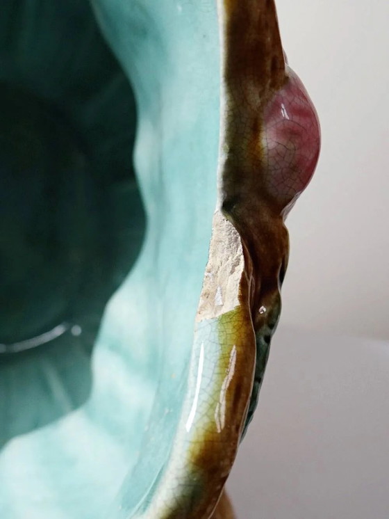 Importante Vaso per piante antico in barbotina di Onnaing "Citrouille", fine XIX secolo, Vasi per piante (foto 14 di 15)