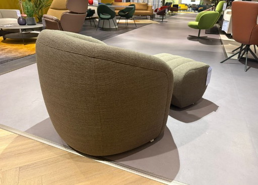 Pode Balini armchair with ottoman