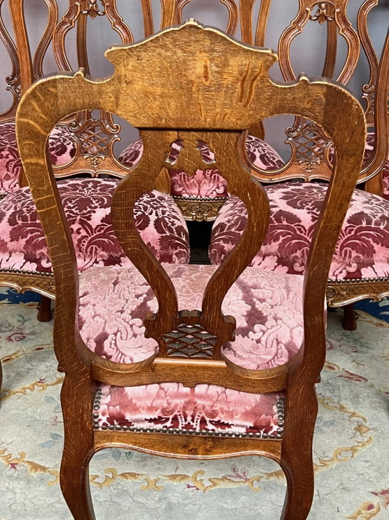 Set di 6 sedie in stile Regency. – Sedie da pranzo, Wood, Hollywood Regency (photo 7 of 13)